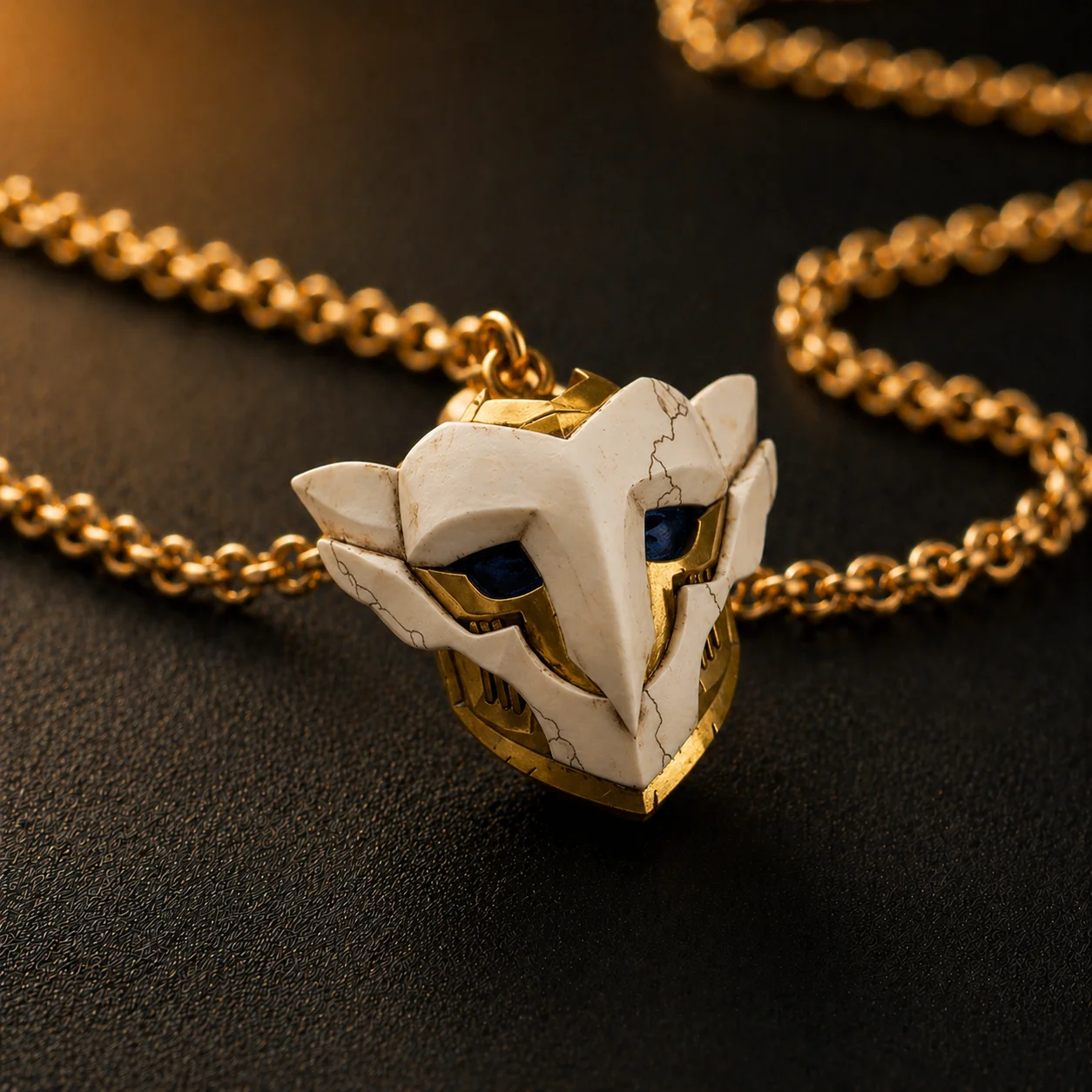 Echo pendant — electroformed copper-series jewelry with rose gold and patina finishes